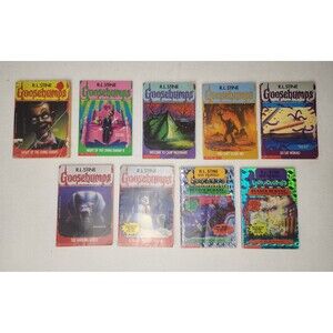 Goosebumps R.L. Stine First Editions & You Choose The Scare 9 Book Lot